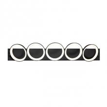 Kuzco VL94842-BK - Diecast Aluminum Rings With Translucent Acrylic DiffusersMetallic Brushed Finish Or Matte