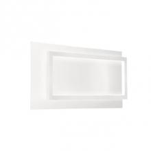 Kuzco WS16116-WH - Representative Of Its Namesake, The Mondrian Series Is Composed From Numerous Rectilinear Frames