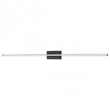 Kuzco WS18248-BK - Square Profile Linear Aluminum With RectangularWall MountOptional Adapter Plate For Larger