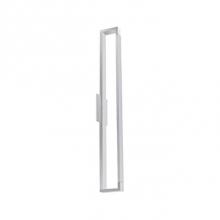 Kuzco WS24332-BN - Rectangular Machined Aluminum Heat-SinkLightly Textured Powder-Coat FinishInset Opal Polymeric