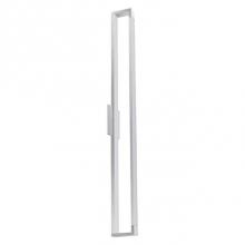 Kuzco WS24348-BN - Rectangular Machined Aluminum Heat-SinkLightly Textured Powder-Coat FinishInset Opal Polymeric