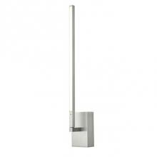 Kuzco WS25118-BN - Square Profile Linear Aluminum With Rectangular Wall Mount. Inset Opal Polymeric Diffuser. Finely
