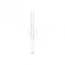 Kuzco WS53224-WH - The Hand-Polished Steel Wall Sconce Is Held To The Wall By A Small Square Plate. A Simple Twist