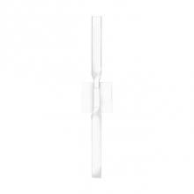 Kuzco WS53228-WH - The Hand-Polished Steel Wall Sconce Is Held To The Wall By A Small Square Plate. A Simple Twist