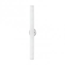 Kuzco WS8332-CH - Single Led Wall Sconce With Cylinder Shaped White Opal Glass. Metal Details In Brushed Nickel Or