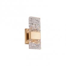 Kuzco WS9512-GB - Kuzco Is Excited To Introduce The Oslo Collection. Fine Textured Ice-Like Glass Is Used To