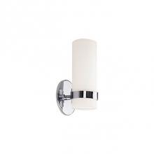 Kuzco WS9809-CH - A Sleek Cylinder 09 Inches Long Conceals The Led Light Source Allowing For An Even Light