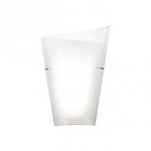 Kuzco WS99013R-CL - Calla''S Twin Slump-Glass Shades Combine To Form A Classic Truncated Delta Form. A