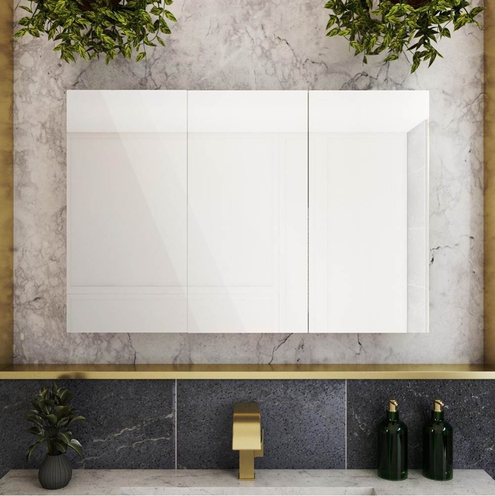 36 bt 24 Inch Triple Door Medicine Cabinet