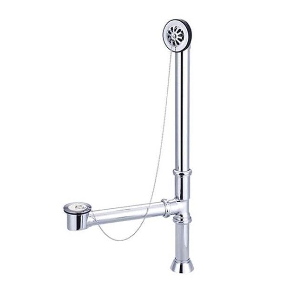 Chain & Stopper Clawfoot Tub Drain