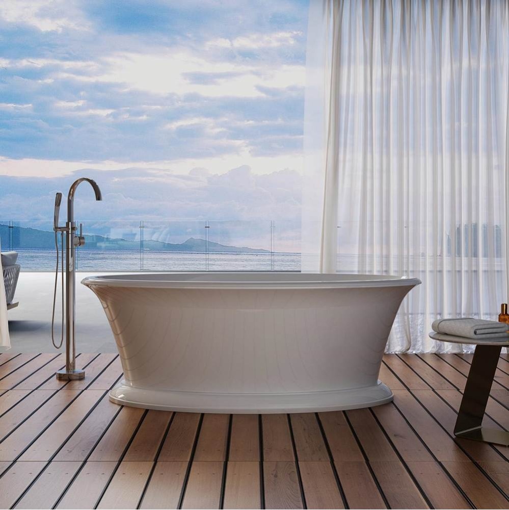 Julian Acrylic Double Ended Pedestal Tub