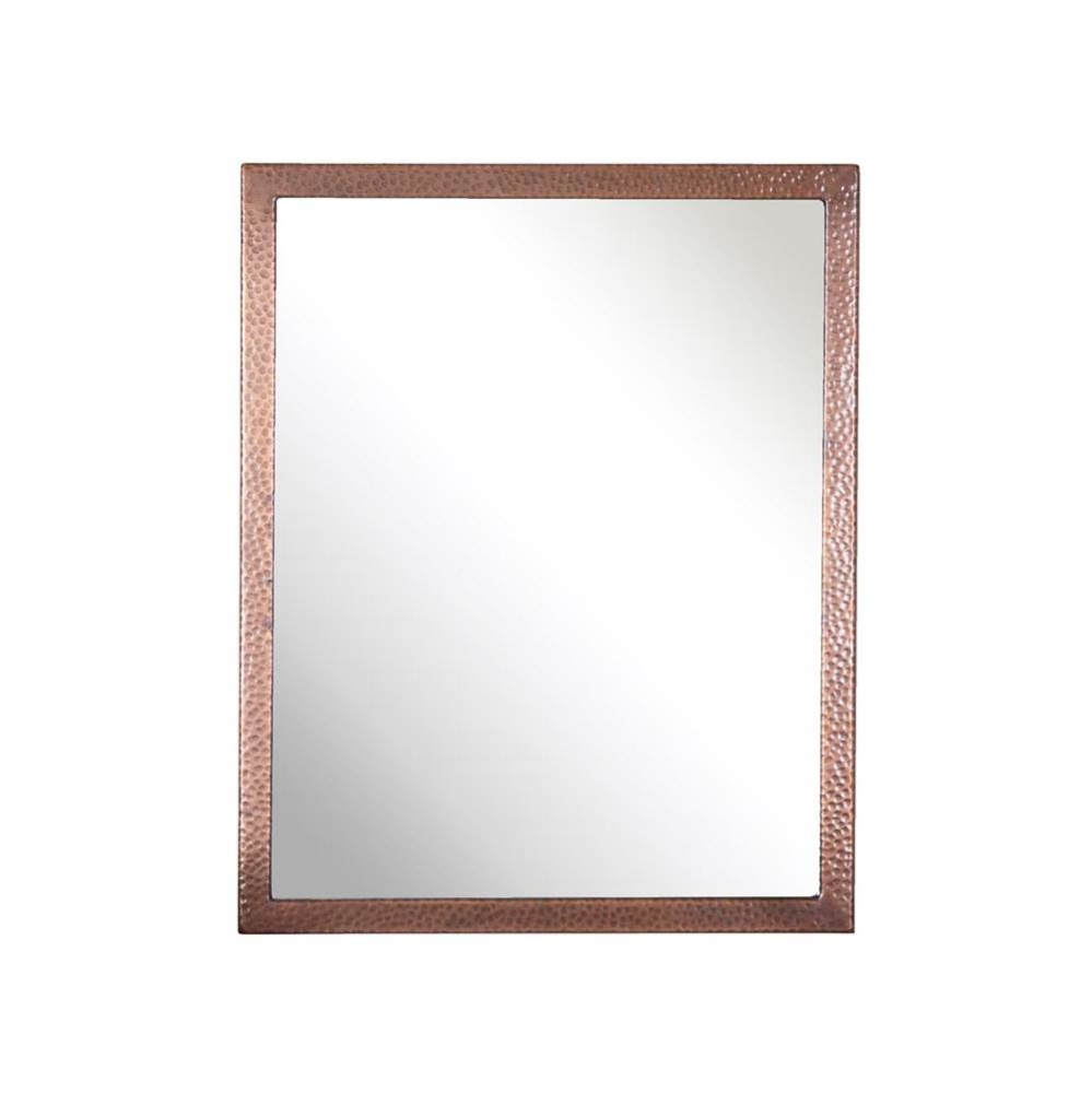 25 Inch Copper Mirror