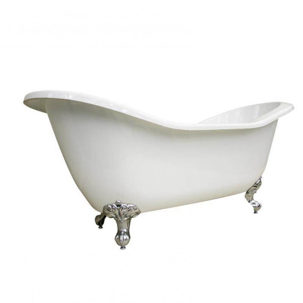 Amandine Acrylic Slipper Clawfoot Tub