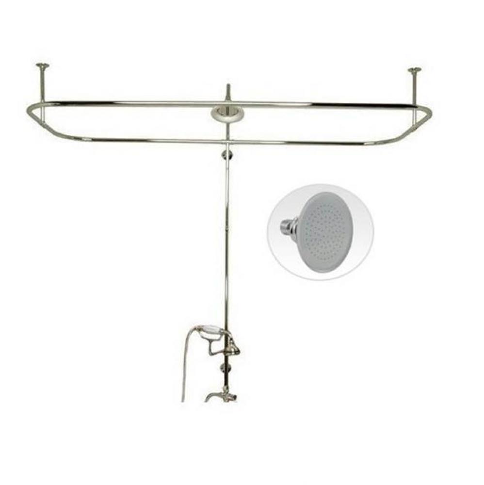 Clawfoot Tub End Mount Shower Conversion Kit Shower Enclosure Kit