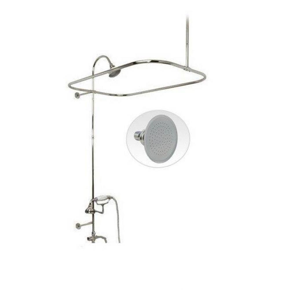 Clawfoot Tub Side Mount Shower Conversion Kit Shower Enclosure Kit