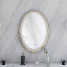 Maidstone 1-M2028A1 - 20 by 28 Inch Oval Lighted Mirror with Anti-Fog