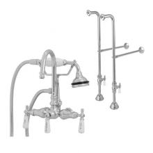 Maidstone 121-GSF5-1 - Freestanding English Telephone Faucet - Gooseneck Spout