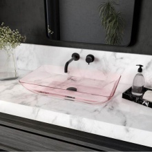Maidstone SINK-TRANVS2-PNK - Transparent vessel sink - Pink
