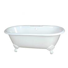 Maidstone 1201de60-7-4 - Paloma Cast Iron Double Ended Clawfoot Tub