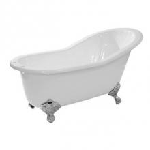 Maidstone 1201sl62-7f-3 - Imperial Cast Iron Slipper Clawfoot Tub