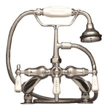 Maidstone 121-DSR2-1PL8 - Rim Mount English Telephone Faucet - Down Spout