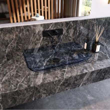 Maidstone SINK-TRANVS2-BLU - Transparent vessel sink - Blue