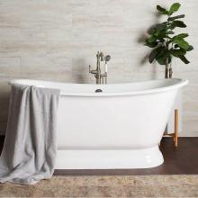 Maidstone 1201DS66-0-10 - Shailee Cast Iron Double Slipper Pedestal Tub