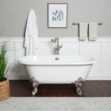 Maidstone 2201MDE-69-0-4 - Eperney Cast Iron Clawfoot Double Ended Tub - No Faucet Drilling