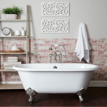 Maidstone 1201DE66-7-8 - Cast Iron Double Ended Clawfoot Tub