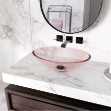 Maidstone SINK-TRANVS1-PNK - Transparent vessel sink - Pink