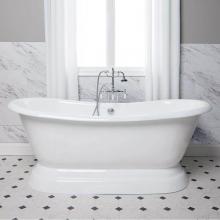 Maidstone 1201DES-67-0-10 - Sussex Cast Iron Double Slipper Pedestal Tub