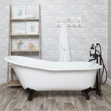 Maidstone 1201sl57-0-4 - Finn Cast Iron Slipper Tub