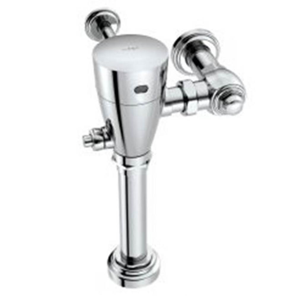 Chrome electronic flush valve 1 1/2'' water closet
