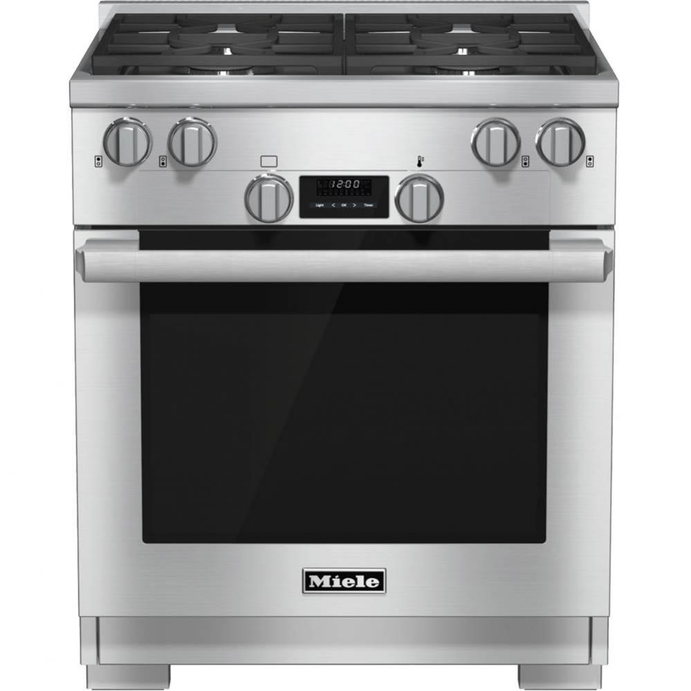 HR 1724 G - 30'' Dual Fuel Range DirectSelect LP (Clean Touch Steel)