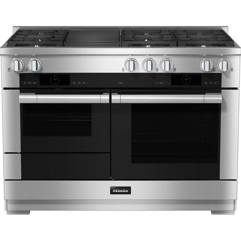 HR 1955-3 G DF GR - 48'' Duel Fuel Range 6 Burner/Grill MTouch