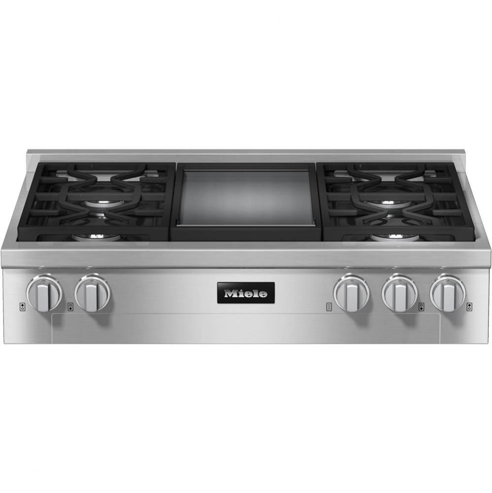 KMR 1136-3 G GD - 36'' Rangetop 4 Burner/Griddle Nat Gas DirectSelect