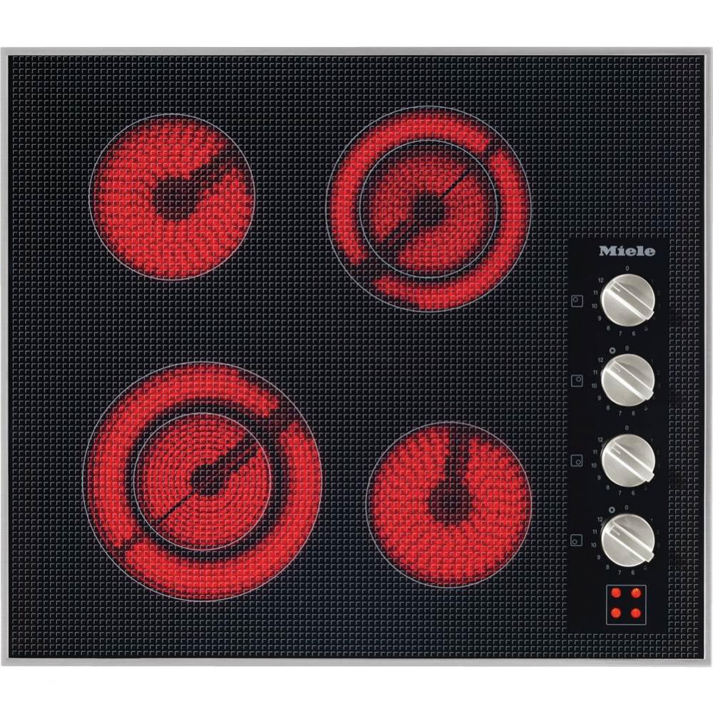 KM 5621 208V - 24'' Electric cooktop knob Control 208 V SS