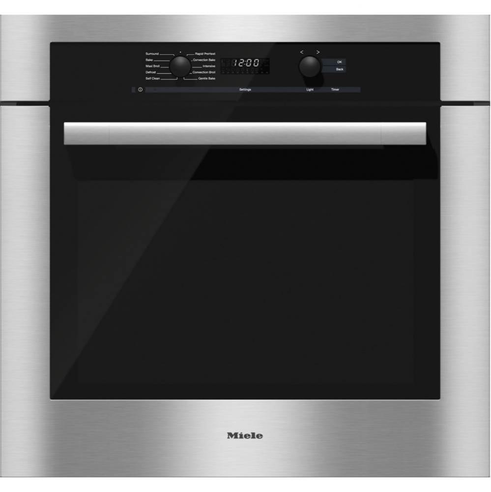H 6180 BP - 30'' ContourLine Single Oven DirectSelect (Clean Touch Steel)