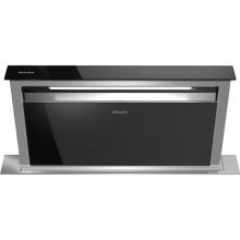 Miele 10595910 - DA 6891 - 36'' Downdraft Hood (4.75'' Deep) Black Glass (Clean Touch Steel)