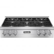 Miele 10833810 - KMR 1134-1 G - 36'' Rangetop 6 Burners Nat Gas CTS