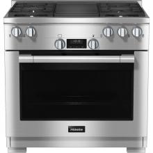 Miele 11791450 - HR 1135-3 G AG GR - 36'' Gas Range DirectSelect 4 Burner/Grill