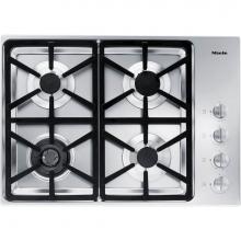 Miele 6792680 - KM 3464 G - 30'' Cooktop Hexa Grates Nat Gas SS