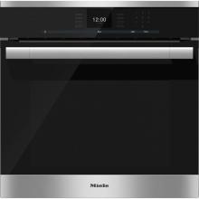 Miele 9769400 - H 6560 B AM - 24'' ContourLine Single Oven Sensortronic (Clean Touch Steel)