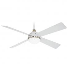 Minka Aire F623L-WHF/BN - Orb - 54'' Led Ceiling