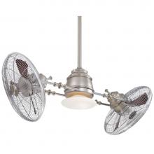 Minka Aire F802-BN/CH - Vintage Gyro - 42'' Ceiling