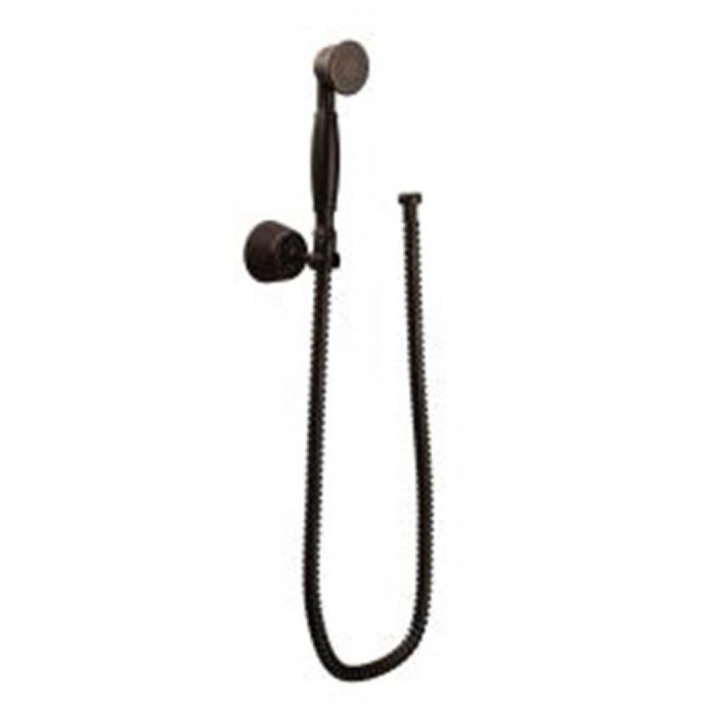 Oil rubbed bronze eco-performance showerhead handheld