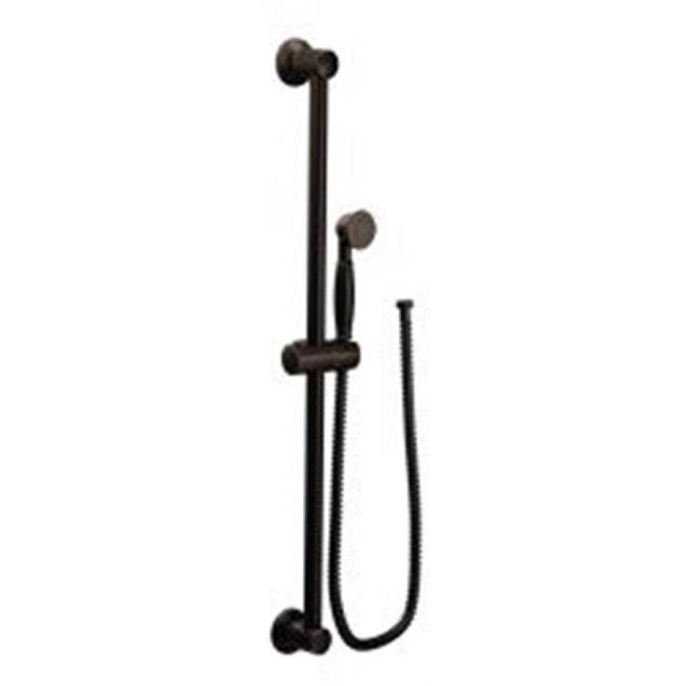 Oil rubbed bronze eco-performance handshower handheld