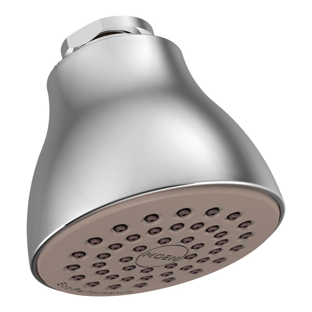 Chrome One-Function 2-1/2'' Diameter Spray Head Eco-Performance Showerhead