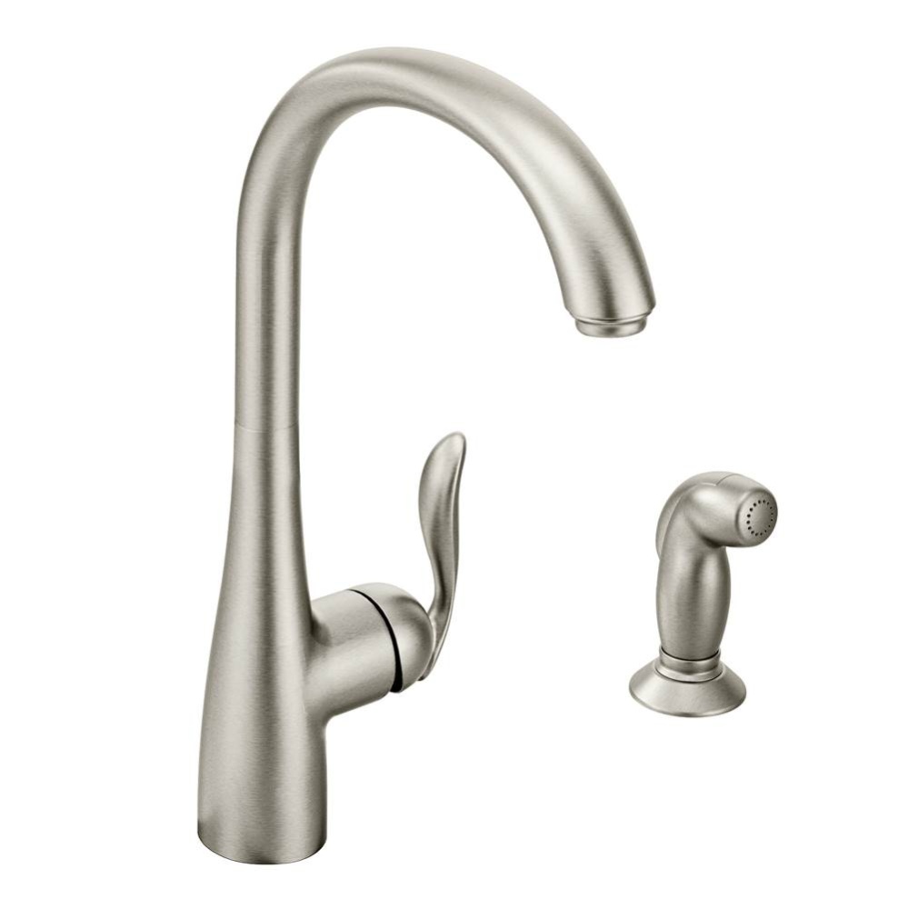 Arbor Spot Resist Stainless One-Handle High Arc Kitchen Faucet