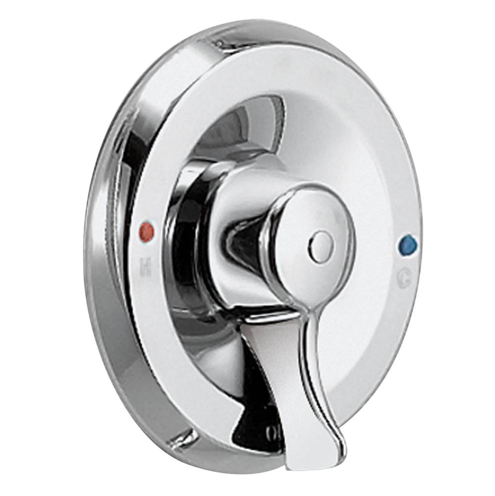 Commercial Single-Handle Pressure Balancing Valve Trim with Integral Stops in Chrome